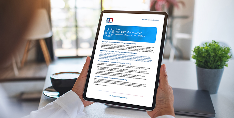 ATM Cash Optimization Managed Services Package Europe Product Card Cover