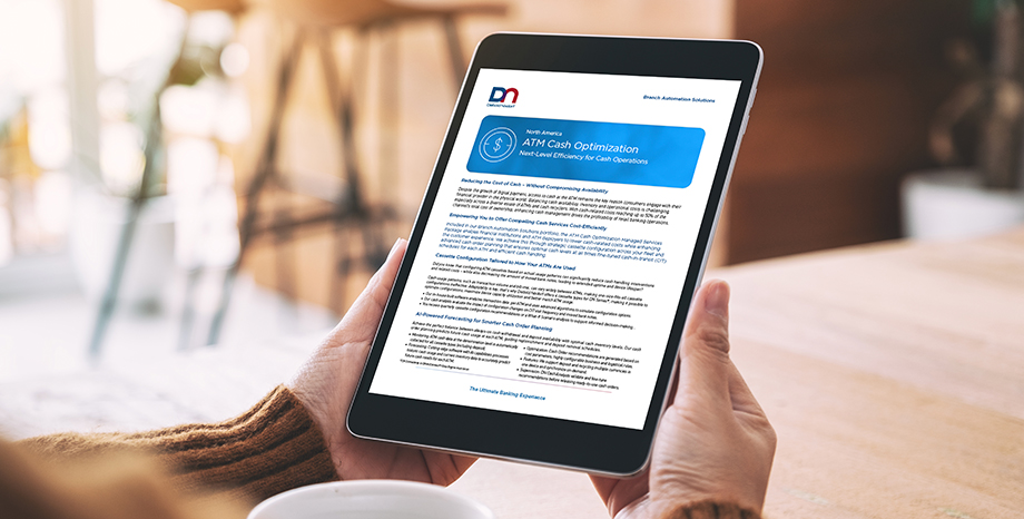 ATM Cash Optimization Managed Services Package North America Product Card Cover